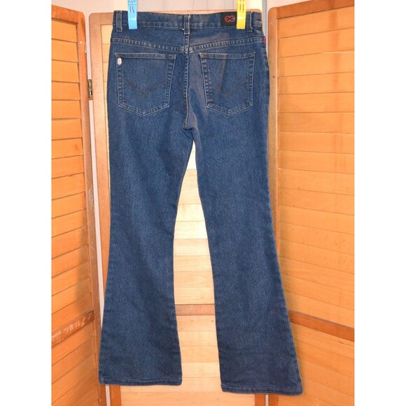 Escada Vintage Denim Jeans Y2K Flare Designer - Picture 1 of 6